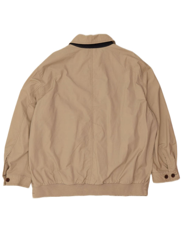 Tommy Hilfiger Veste Bomber Homme UK 44 2XL Beige Polyester