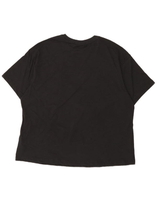 Nike Oversized T-Shirt Top UK 18 XL Sort Bomuld
