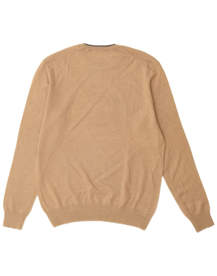 U.S. Polo Assn. Mens Crew Neck Jumper Sweater Medium Beige