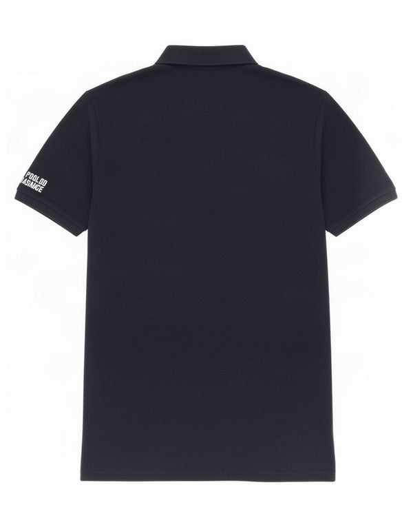 Polo da uomo Calvin Klein Jeans 2XL in cotone color block blu navy