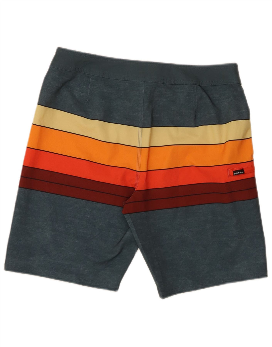 O'Neill Mens Swimming Shorts Medium  Multicoloured Striped Polyester