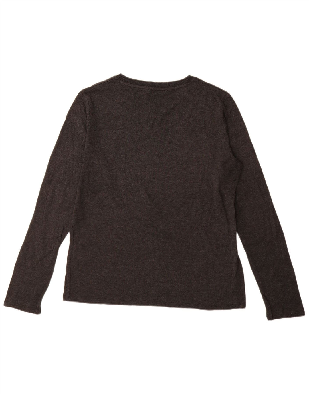 ZARA Womens Top Long Sleeve UK 18 XL Grey Acrylic