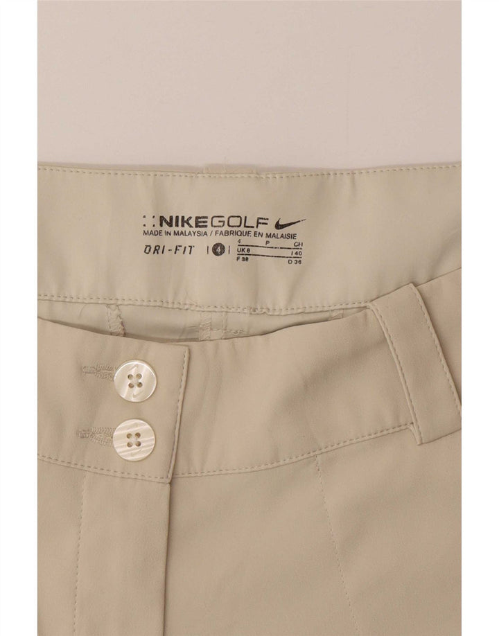 Nike Mens Dri Fit Chino Shorts UK 8 Small W30 Beige Polyester