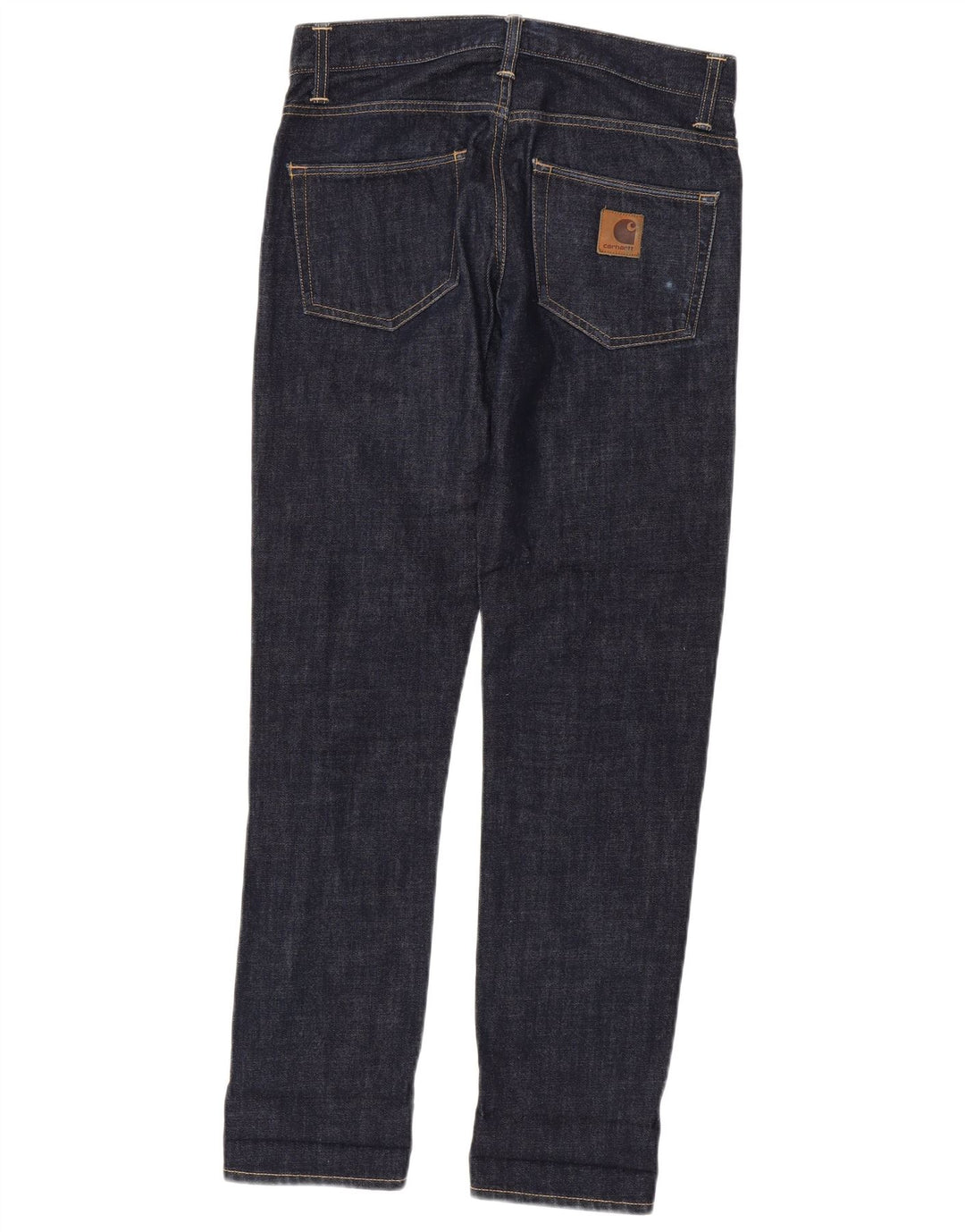 Carhartt Mens Slim Jeans W30 L32 Navy Blue Cotton