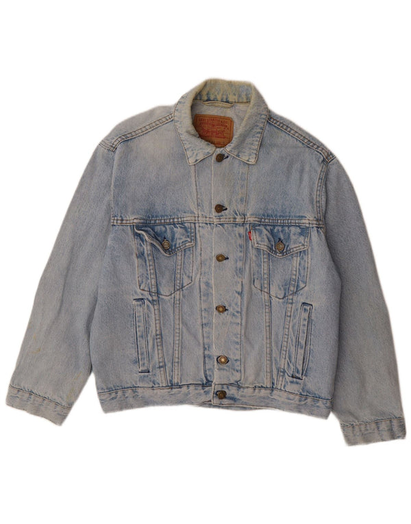 Giacca di jeans da uomo Levi's UK 36 piccola in cotone blu