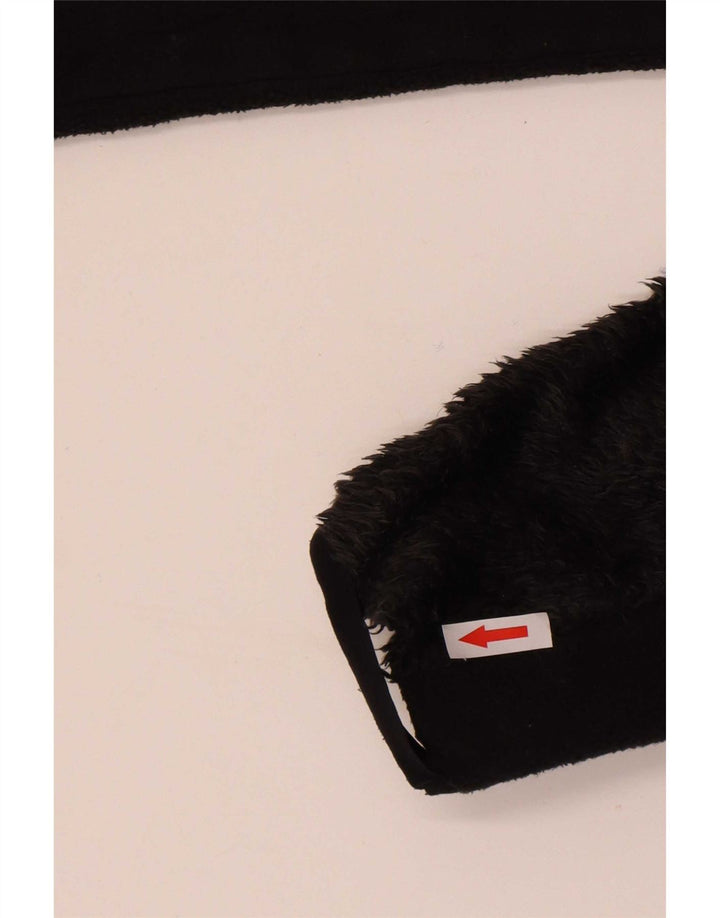 Jaqueta de lã masculina Jack Wolfskin Reino Unido 38 poliéster preto pequeno