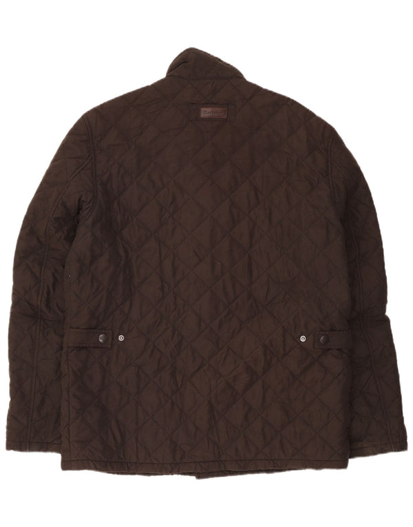 Giacca trapuntata da uomo Barbour UK 40 grande marrone