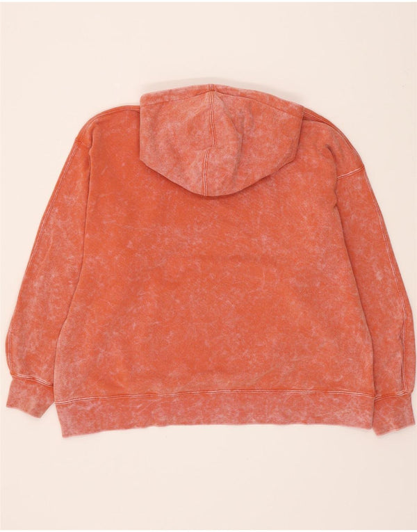 Jordan Herre Oversized hættetrøje Jumper Small Orange Tie Dye Bomuld