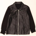 VINTAGE Womens Bomber Jacket UK 12 Medium Black Vintage Vintage and Second-Hand Vintage from Messina Hembry 