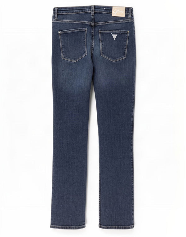 Guess Womens Straight Jeans W29 L30 Blue Cotton