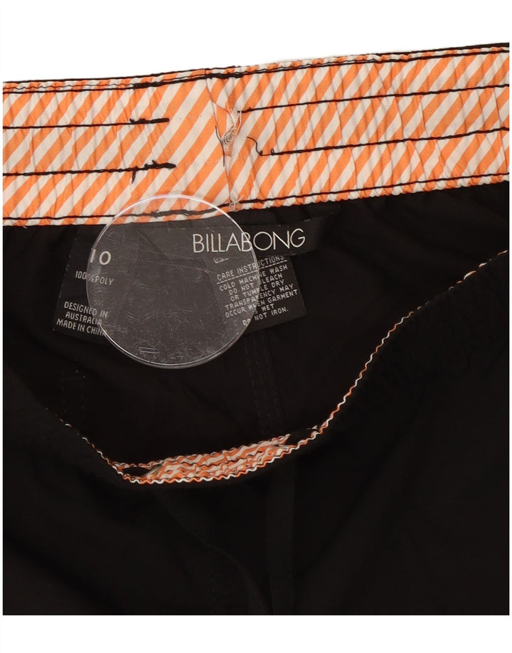 Billabong Womens Graphic Badeshorts US 10 Large Schwarz Polyester