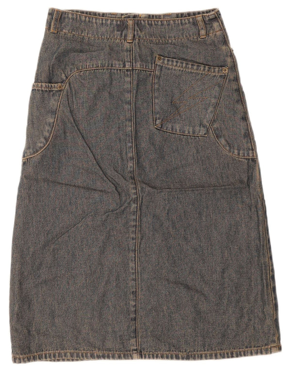 Topshop Damen Jeansrock UK 8 Small W26 Blau