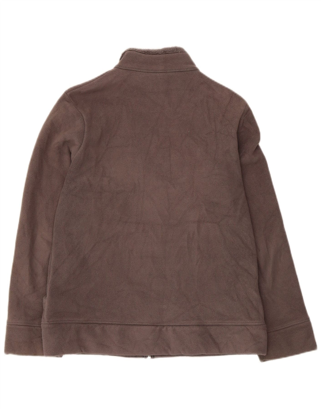 Marks & Spencer Fleecejakke til kvinder UK 12 Medium Grey Polyester