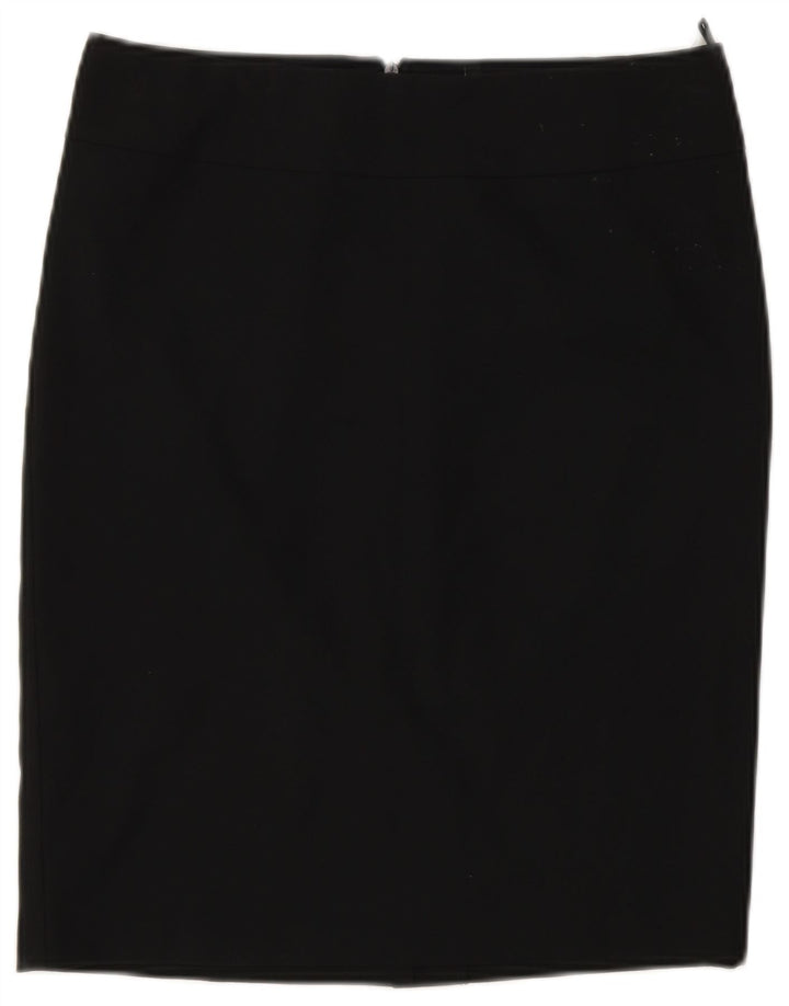 Benetton Damen Bleistiftrock Medium W28 Schwarz