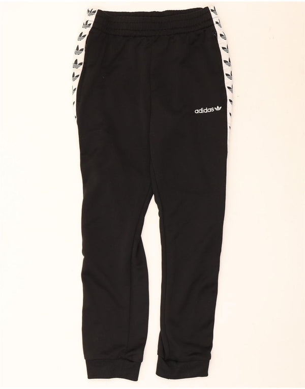 Adidas masculino gráfico calças de treino joggers médio preto colorblock