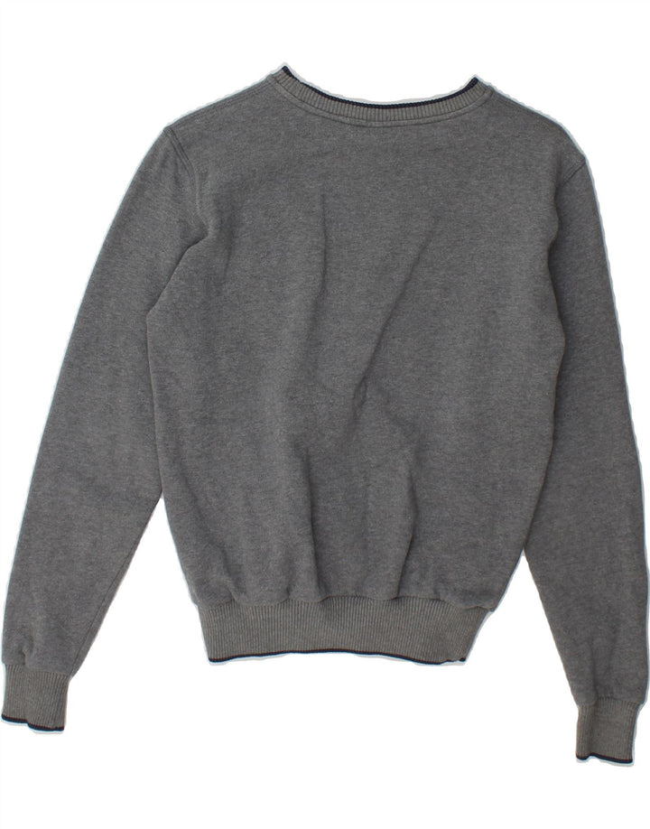 NORTH SAILS Boys Graphic Sweatshirt Jumper 13-14 Years Grey Cotton Vintage North Sails and Second-Hand North Sails from Messina Hembry 