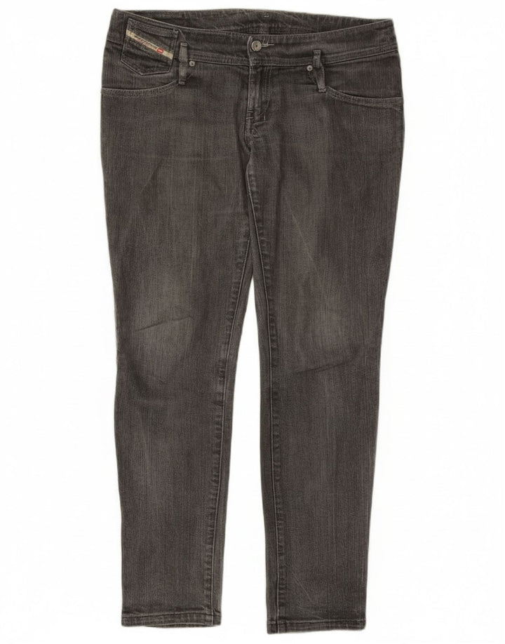 Diesel Womens Skinny Jeans W32 L30 Grey Cotton