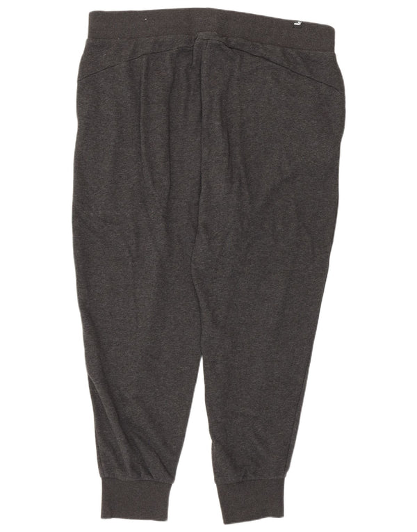 Damskie spodnie dresowe Puma Joggers UK 18 XL Szara bawełna