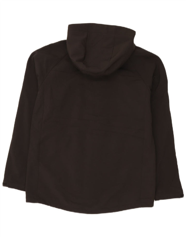 Mountain Warehouse Mens Hooded Windbreaker Jacket UK 40 Large Black