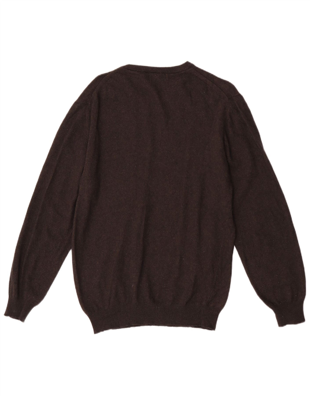 Libero Mens Crew Neck Jumper Sweater IT 54 XL Brown Wool