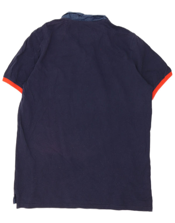 Fila Polo Homme XL Bleu Marine Coton