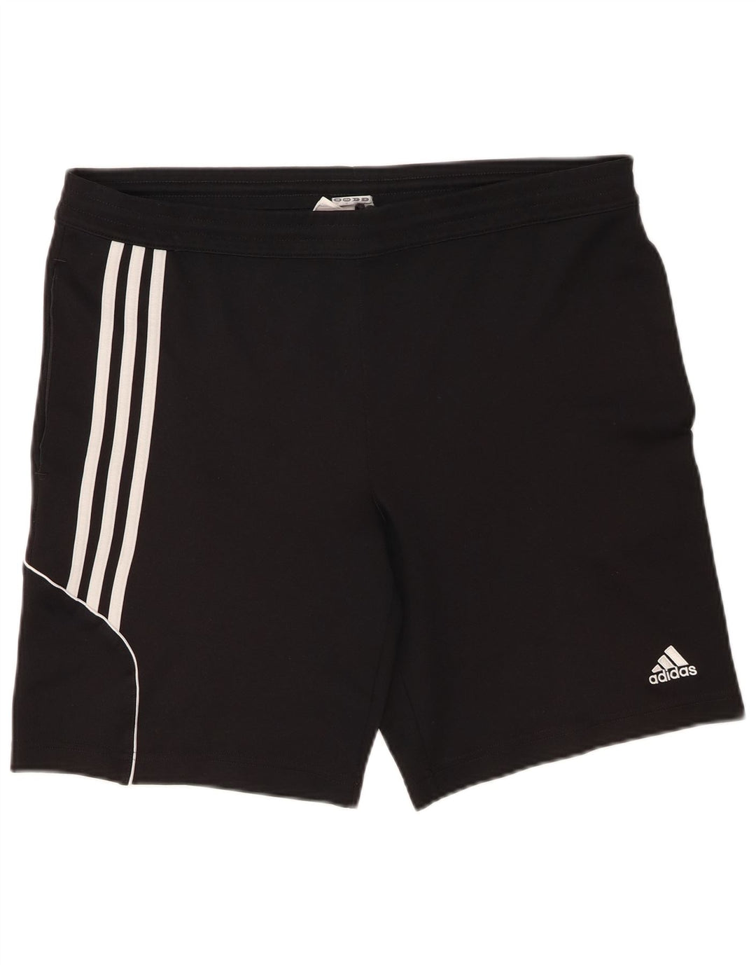 Мужские спортивные шорты Adidas Climalite, большие черные из полиэстера
