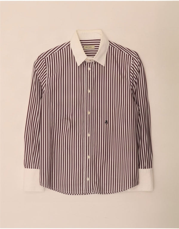 Henry Cottons γυναικείο πουκάμισο IT 44 Medium White Pinstripe