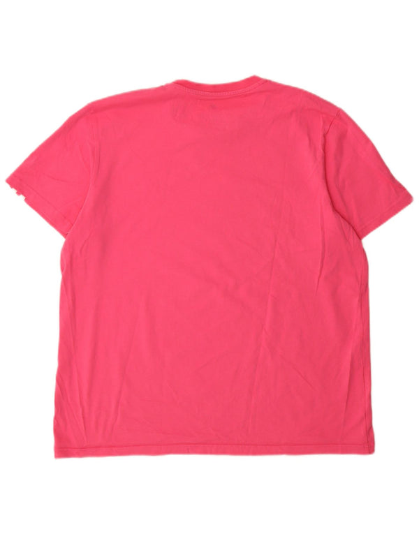 Adidas Damen T-Shirt Top UK 16/18 Large Pink