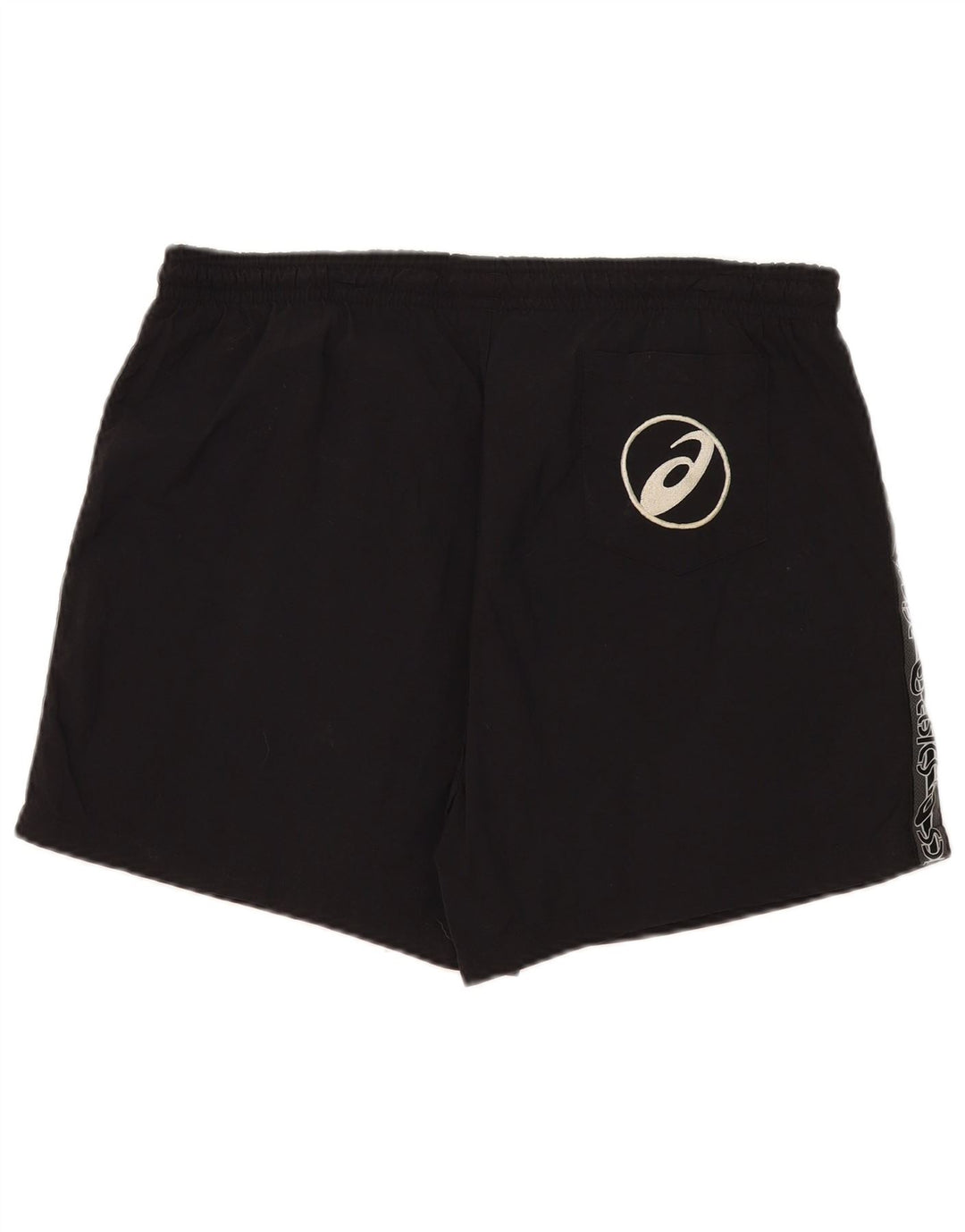 Shorts esportivos gráficos masculinos Asics XL preto poliamida