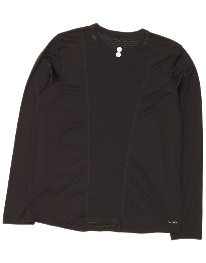 Reebok Herren Top Langarm Large Schwarz Polyester