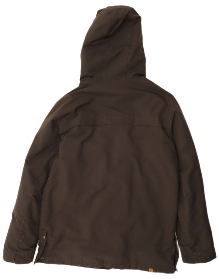 Quiksilver Veste coupe-vent à capuche pour homme UK 38 Gris moyen Polyester
