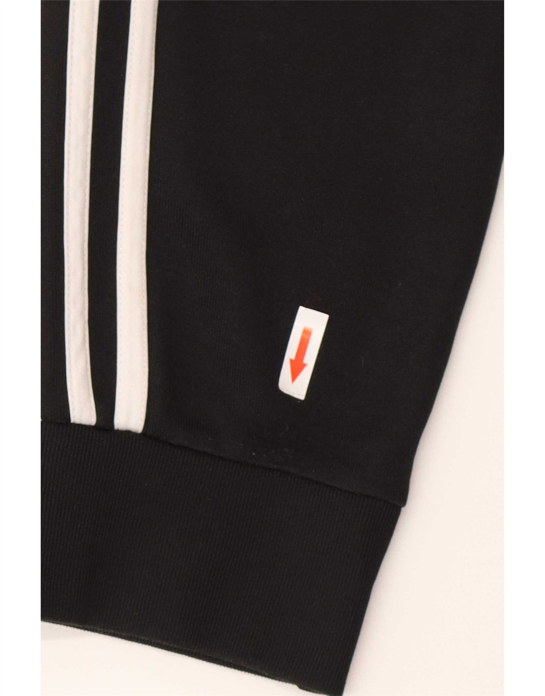 Męskie spodnie dresowe Adidas, małe, czarne, poliestrowe