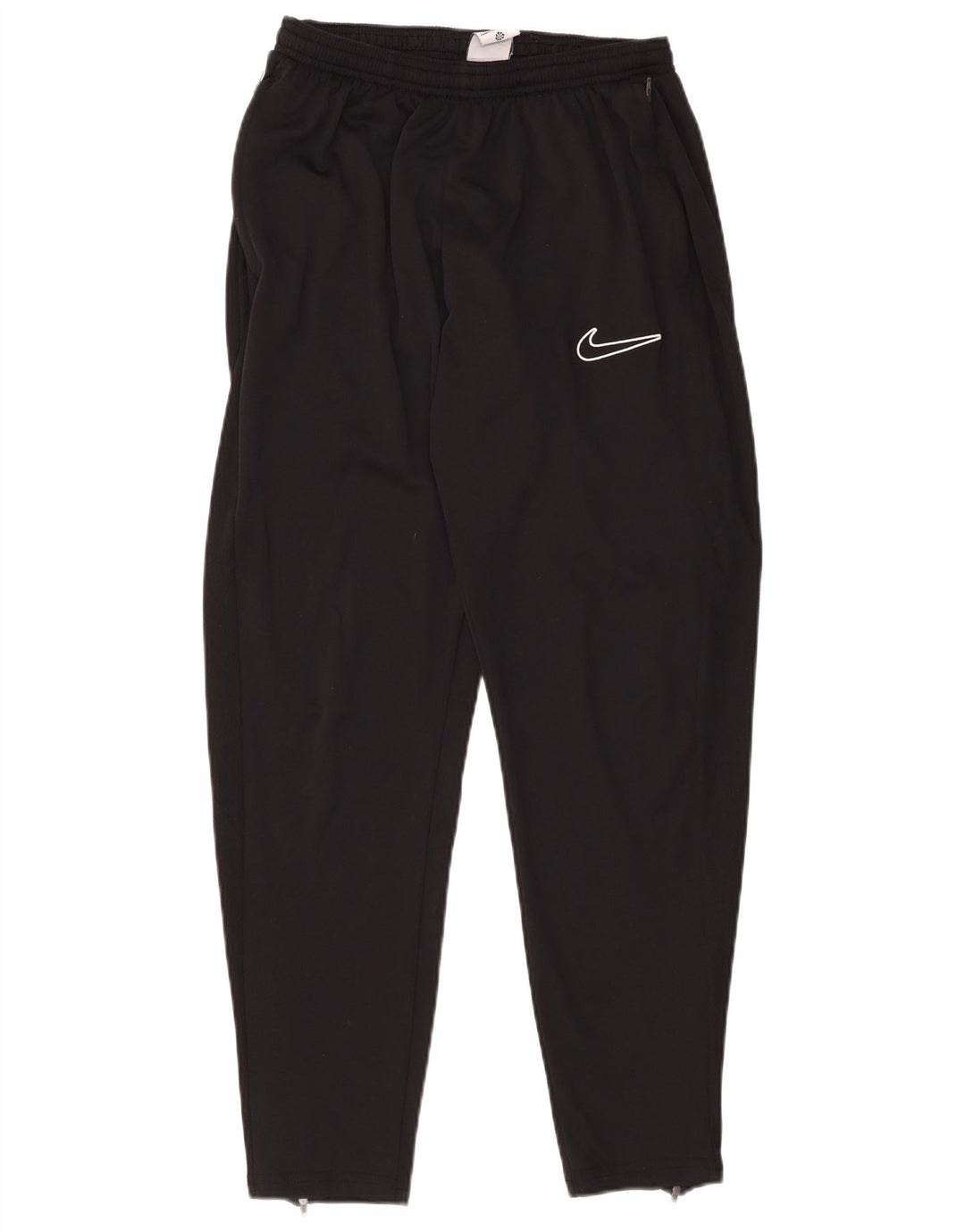 NIKE Womens Dri Fit Tracksuit Trousers UK 14 Large Black Polyester