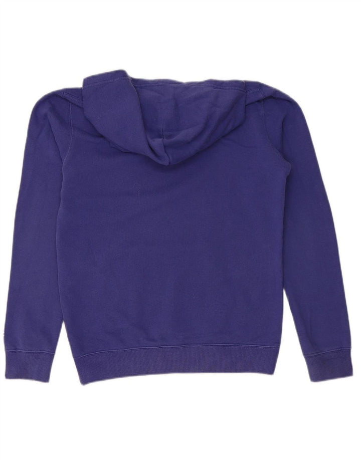 CHAMPION Suéter com capuz gráfico masculino pequeno roxo
