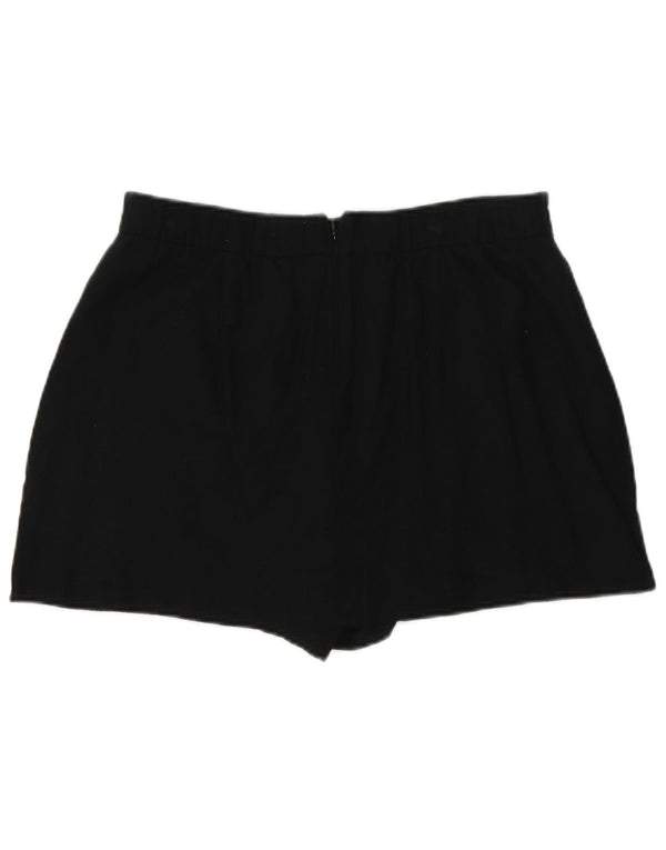 Hollister Dame Skort Mini Nederdel Large W34 Sort Linned