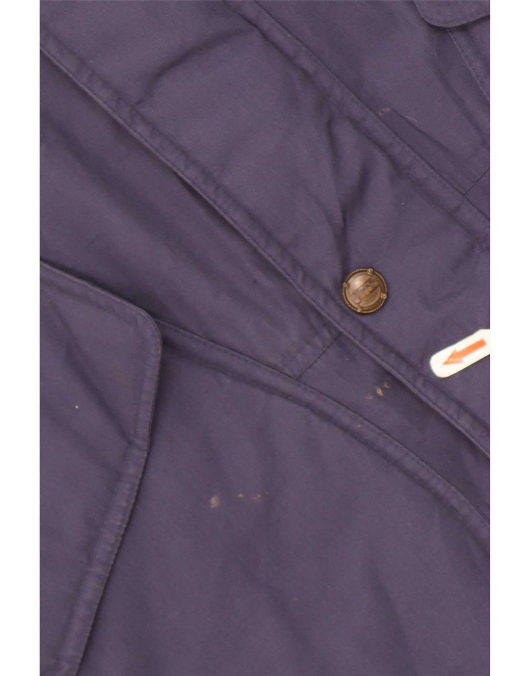 Diadora Veste coupe-vent pour homme UK 40 Large Bleu marine Polyester