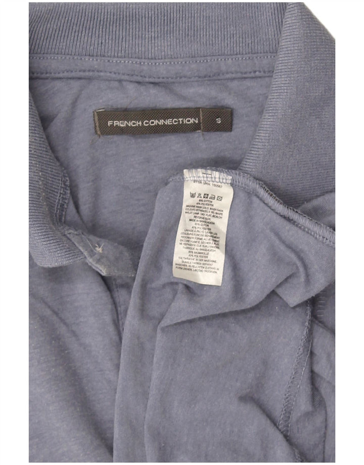 FRENCH CONNECTION Polo Homme Petit Bleu Coton