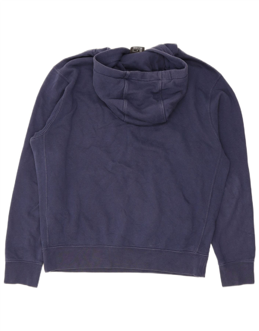 Nike Mens Graphic Hoodie Jumper Medium Navy Blue Cotton