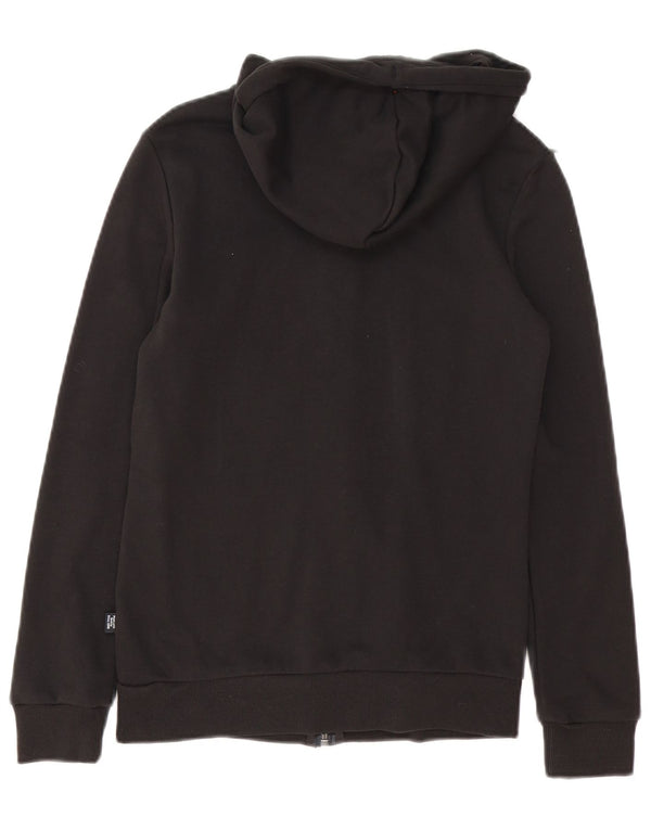 Puma Womens Zip Hoodie Sweater UK 6 XS Black
