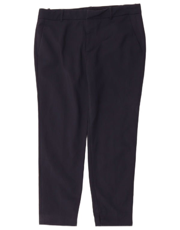 Zara Mujer Pantalón Chino Slim Grande W30 L27 Azul Marino