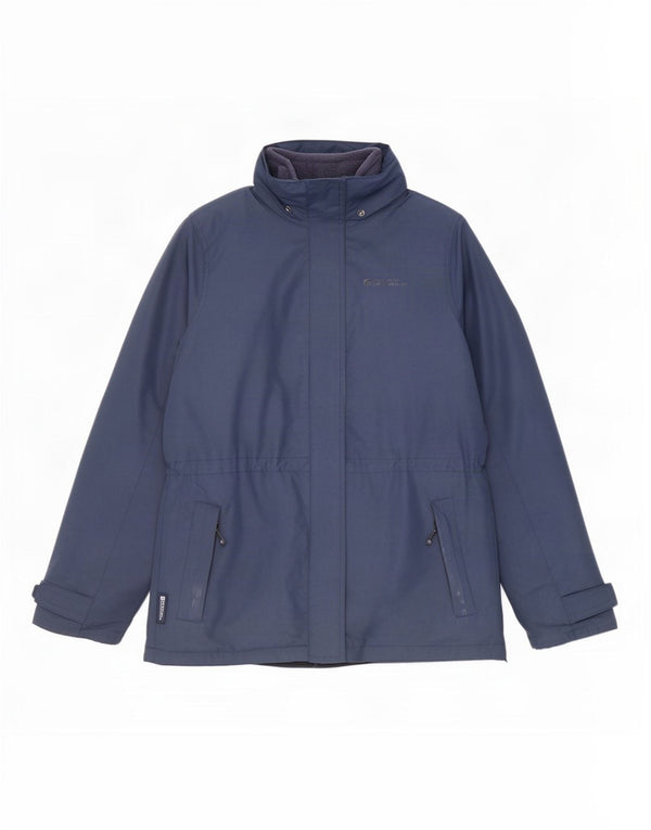 Chaqueta cortavientos con capucha para mujer Mountain Warehouse UK 40 Small Azul marino