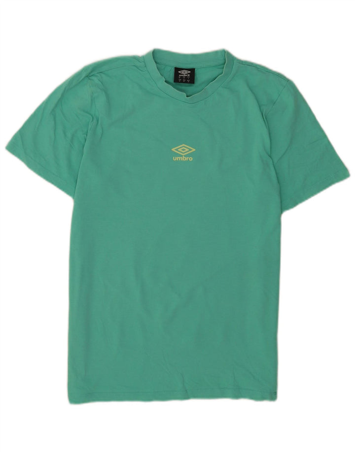 Umbro Mens Graphic T-Shirt Top Medium Green Cotton