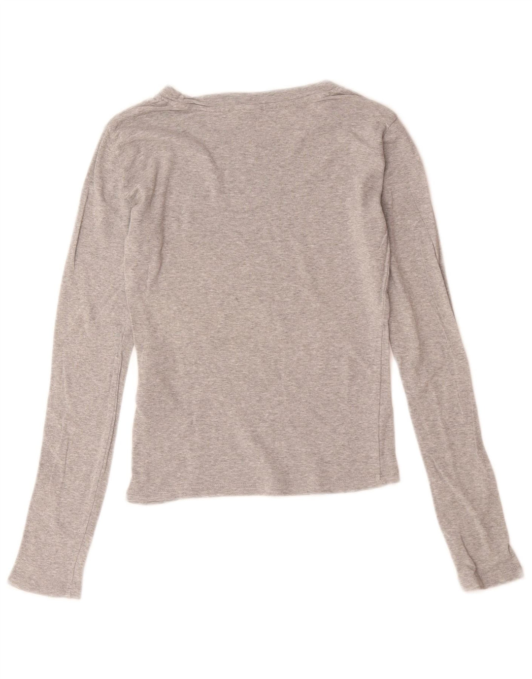 Levi's Damen Top Langarm UK 2 2XS Graue Baumwolle
