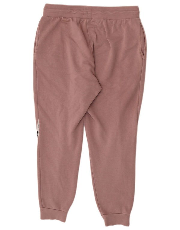 Puma Ženske grafičke trenirke, hlače Joggers UK 16 Large Pink Colourblock