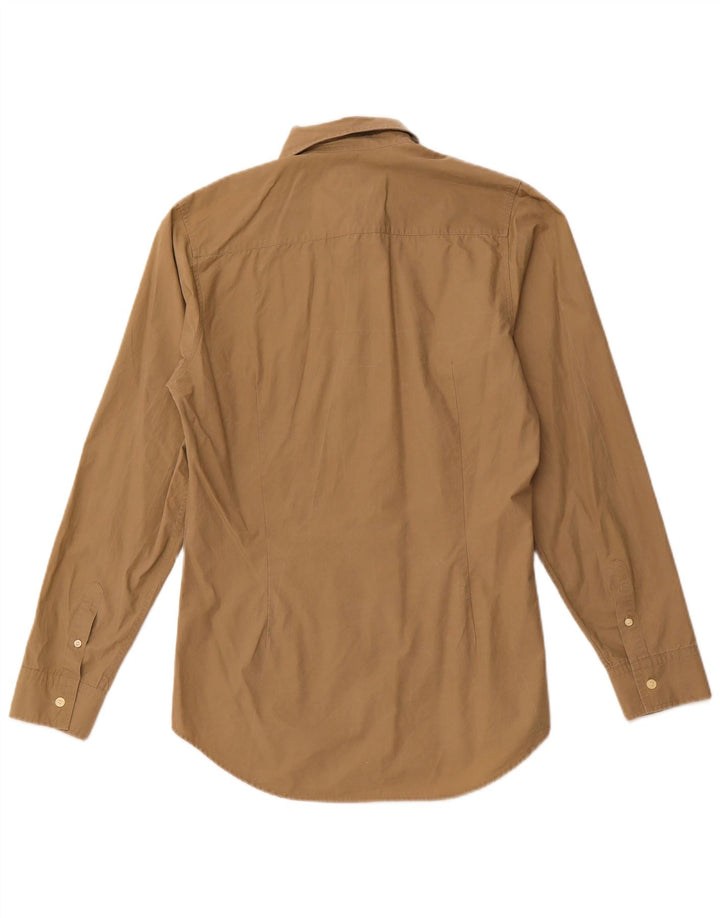 CALVIN KLEIN JEANS Mens Shirt Large Khaki Cotton