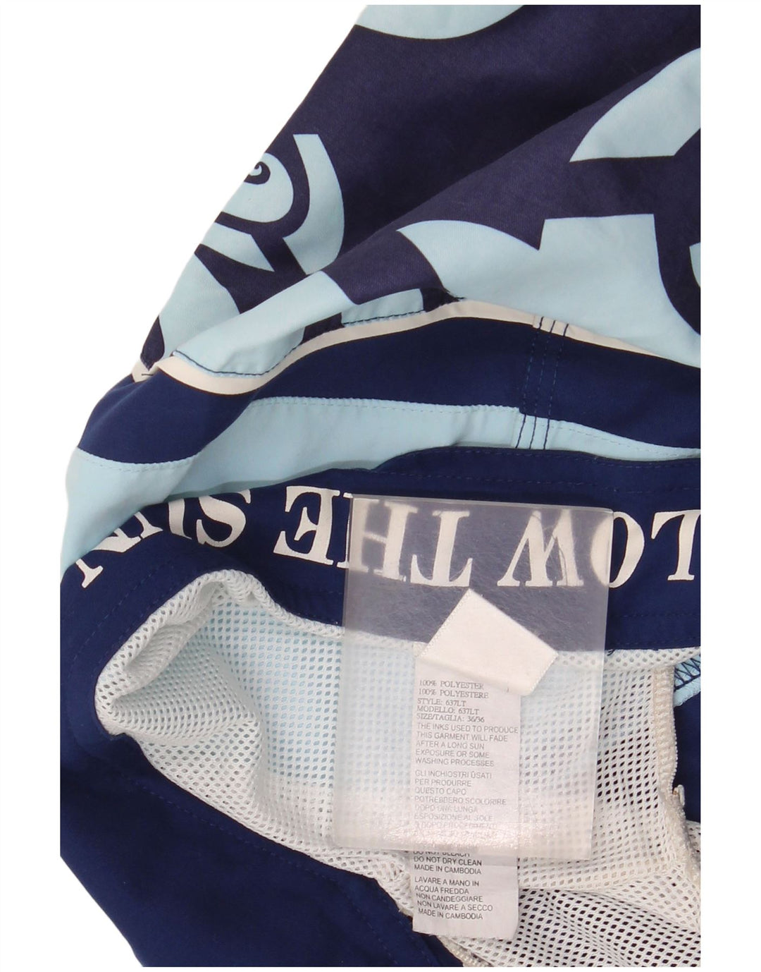 Sundek Herren-Badeshorts, groß, marineblau, Farbblock-Polyester