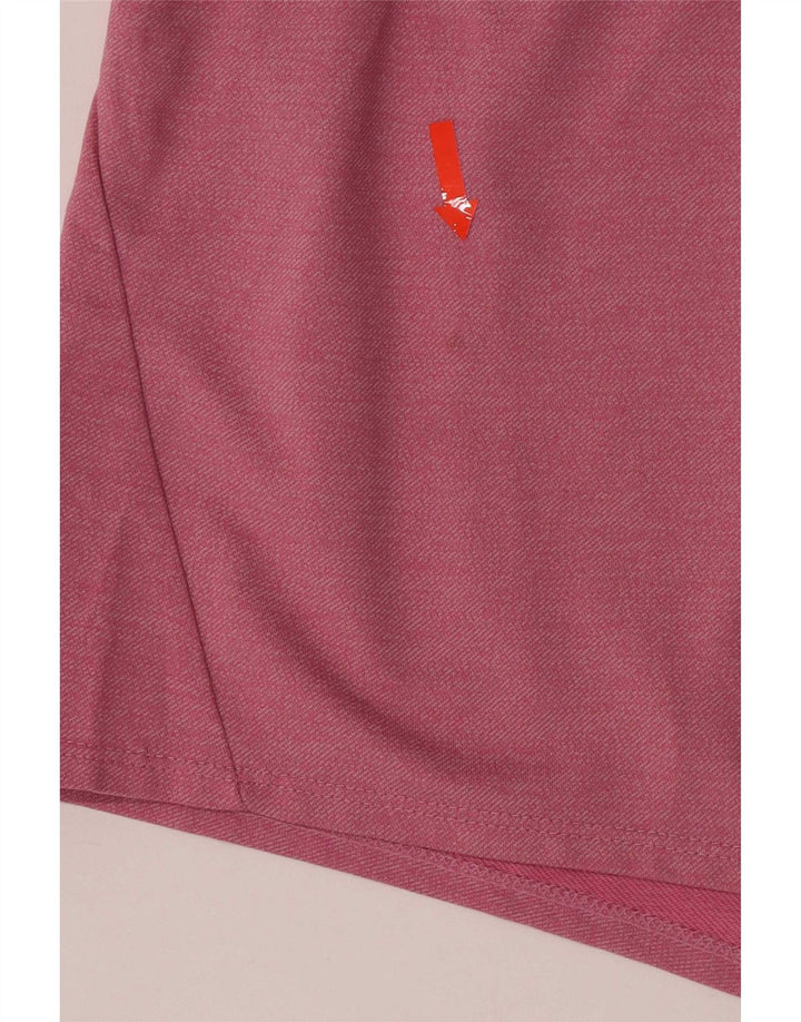 Nike Damen Dri Fit Sport Shorts UK 14 Mittelrosa Polyester