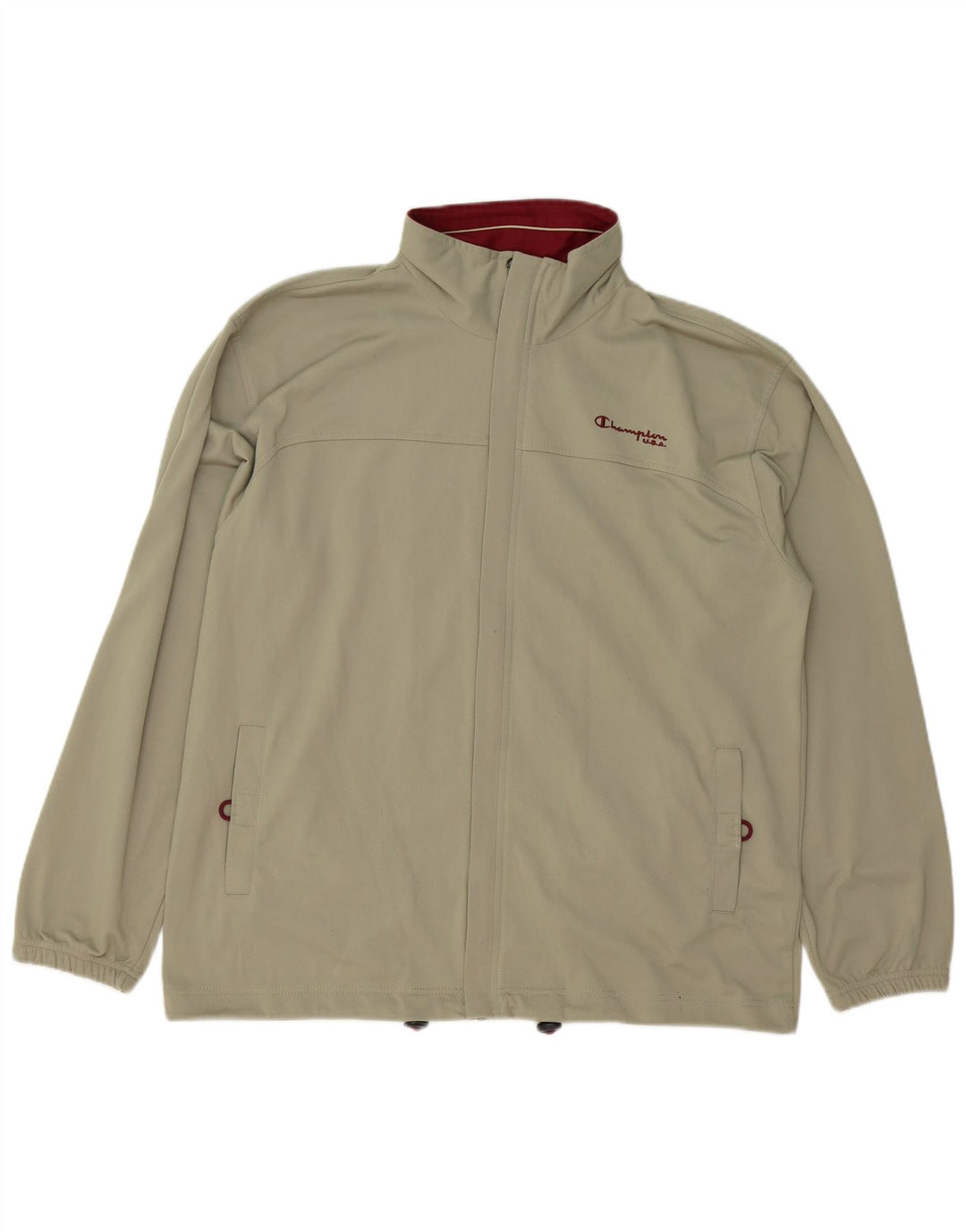 CHAMPION Herre træningsdragt Topjakke Stor Khaki Polyester