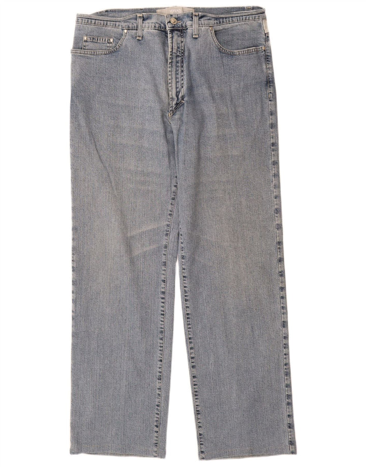 Jeans dritti da donna Versace W34 L31 Blu