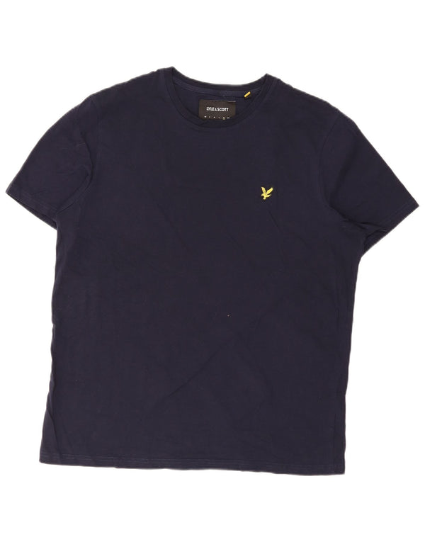 T-shirt da uomo Lyle & Scott Top XL in cotone blu navy